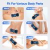 Portable Electric Neck Massager Cervical Vertebra Rechargeable Massager 6 Modes 10 Levels 2Pcs Replaceable Massage Pad Whole Body Massager for Back Ar